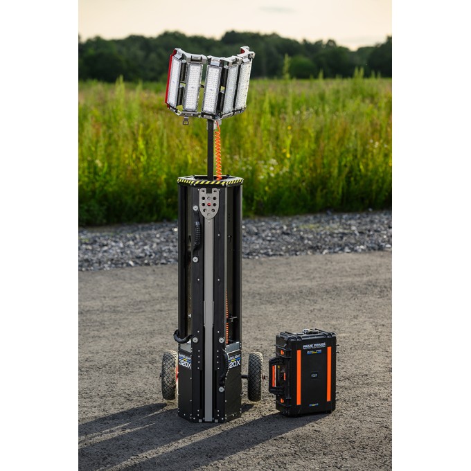 Sistem telescopic iluminare temporara 320W - 45.000 lumeni